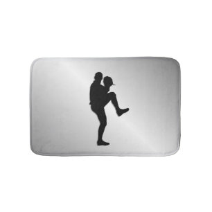 Tapis De Bain Joueur de base-ball Pitcher Windup