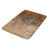 Tapis De Bain Joueur de flute Petroglyph (Angle)