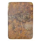 Tapis De Bain Joueur de flute Petroglyph (devant Vertical)