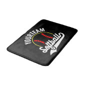 Tapis De Bain Joueur de l'équipe de softball AJOUTER UN NOM Ligu (Angle)