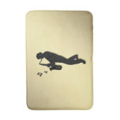 Tapis De Bain Joueur de saxophone (Devant (Vertical))