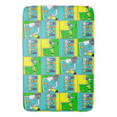 Tapis De Bain Joueurs et fans de football (devant Vertical)