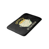 Tapis De Bain Jour de la Saint Patrick Crypto St Patrick (Angle)