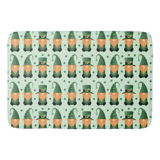 Tapis De Bain Jour de la Saint Patrick Gnome Motif (Devant)
