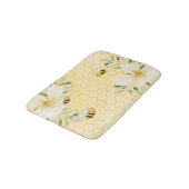 Tapis De Bain Joyeuse bumble abeilles jaune nid d'abeille doux (Angle)