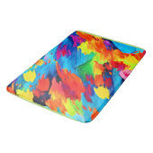 Tapis De Bain Joyeuse peinture couleur explosion (Angle)