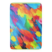 Tapis De Bain Joyeuse peinture couleur explosion (devant Vertical)
