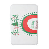 Tapis De Bain Joyeuses nattes de Noël (Devant (Vertical))