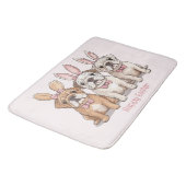 Tapis De Bain Joyeuses Pâques Bouledogues Anglais (Angle)