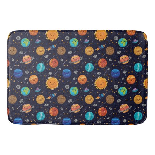 Tapis De Bain Joyeuses planètes Bain Mat (Devant)