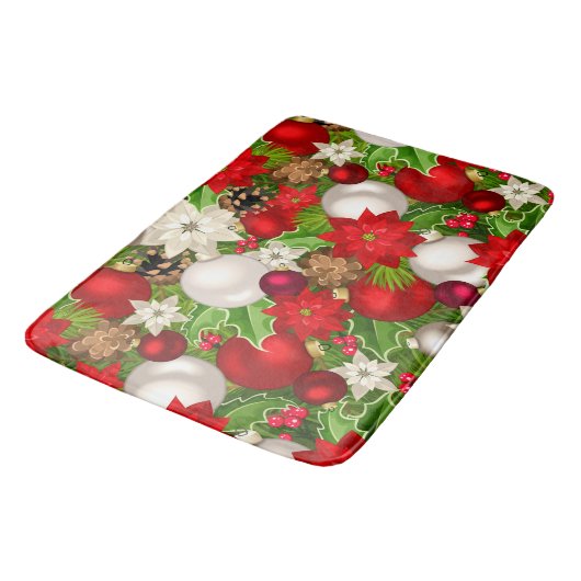Tapis De Bain Joyeuses vacances Bath Mat (Angle)