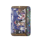 Tapis De Bain Joyeux animaux de ferme Noël Bain Mat (Devant (Vertical))