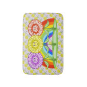 Tapis De Bain Joyeux bain de fleurs (Devant (Vertical))