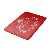 Tapis De Bain Joyeux bain de Noël (Angle)