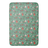 Tapis De Bain Joyeux Buldogs français de Noël (devant Vertical)