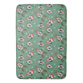 Tapis De Bain Joyeux Chiens Dalmatiens de Noël (devant Vertical)