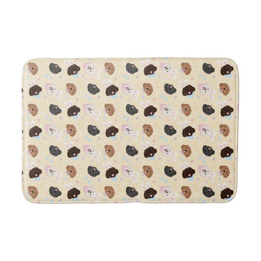 Tapis De Bain Joyeux Chiens de Pâques (Devant)