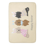 Tapis De Bain Joyeux Chiens Goldendoodle de Pâques (devant Vertical)