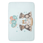 Tapis De Bain Joyeux Chiens Schnauzer (devant Vertical)