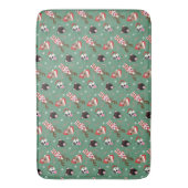 Tapis De Bain Joyeux Chiens taureaux de marque de Noël (devant Vertical)