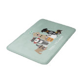 Tapis De Bain Joyeux Costumes Éffrayants pour animaux de compagn (Angle)