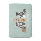 Tapis De Bain Joyeux Costumes Éffrayants pour animaux de compagn (Devant (Vertical))
