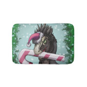 Tapis De Bain Joyeux dinosaure de Noël (Devant)