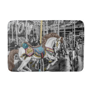 Tapis De Bain Joyeux Go Round Carousel Photography