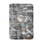 Tapis De Bain Joyeux Go Round Carousel Photography (Devant (Vertical))