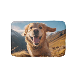 Tapis De Bain Joyeux Golden Retriever en cours