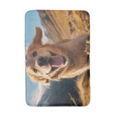 Tapis De Bain Joyeux Golden Retriever en cours (Devant (Vertical))