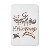 Tapis De Bain Joyeux Halloween (Devant (Vertical))