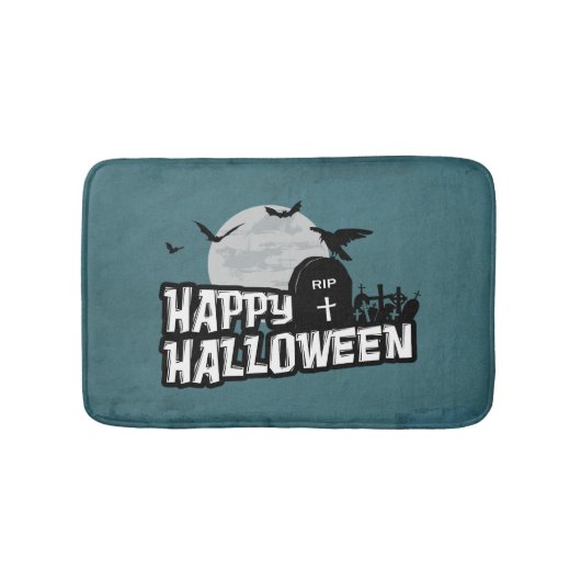 Tapis De Bain Joyeux Halloween (Devant)