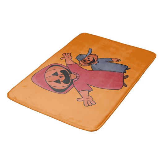 Tapis De Bain Joyeux Halloween à vos amis (Angle)