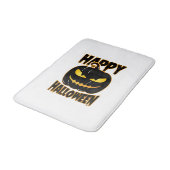 Tapis De Bain Joyeux Halloween Citrouille (Angle)