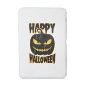 Tapis De Bain Joyeux Halloween Citrouille (Devant (Vertical))