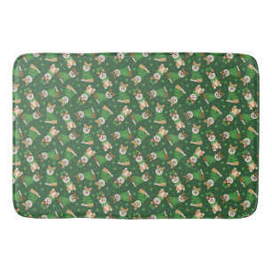 Tapis De Bain Joyeux Jour de la Saint Patrick Pembroke Welsh Cor