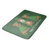 Tapis De Bain Joyeux Jour de la Saint Patrick Welsh Wire Fox Ter (Angle)