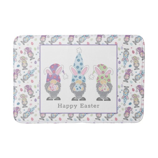 Tapis De Bain Joyeux lapin de Pâques (Devant)