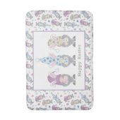 Tapis De Bain Joyeux lapin de Pâques (Devant (Vertical))
