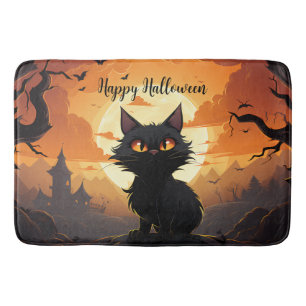 Tapis De Bain Joyeux Mat Bain Halloween