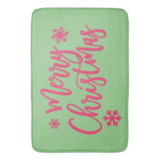 Tapis De Bain Joyeux Noël (devant Vertical)