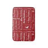 Tapis De Bain Joyeux Noël (Devant (Vertical))