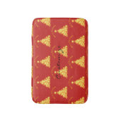 Tapis De Bain Joyeux Noël Arbre d'or Thunder_Cove (Devant (Vertical))