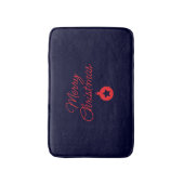Tapis De Bain Joyeux Noël Black Rock Bleu classique Unique (Devant (Vertical))