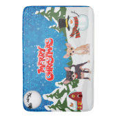 Tapis De Bain Joyeux Noël Chihuahuas (devant Vertical)