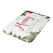 Tapis De Bain Joyeux Noël de verdure (Angle)