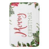 Tapis De Bain Joyeux Noël de verdure (devant Vertical)