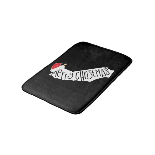 Tapis De Bain Joyeux Noël en Californie (Angle)