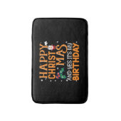 Tapis De Bain Joyeux Noël et oui c'est mon anniversaire (Devant (Vertical))